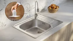 When I leave the house, I always put a glass and paper in the sink. Then I can be sure that everything will be fine.